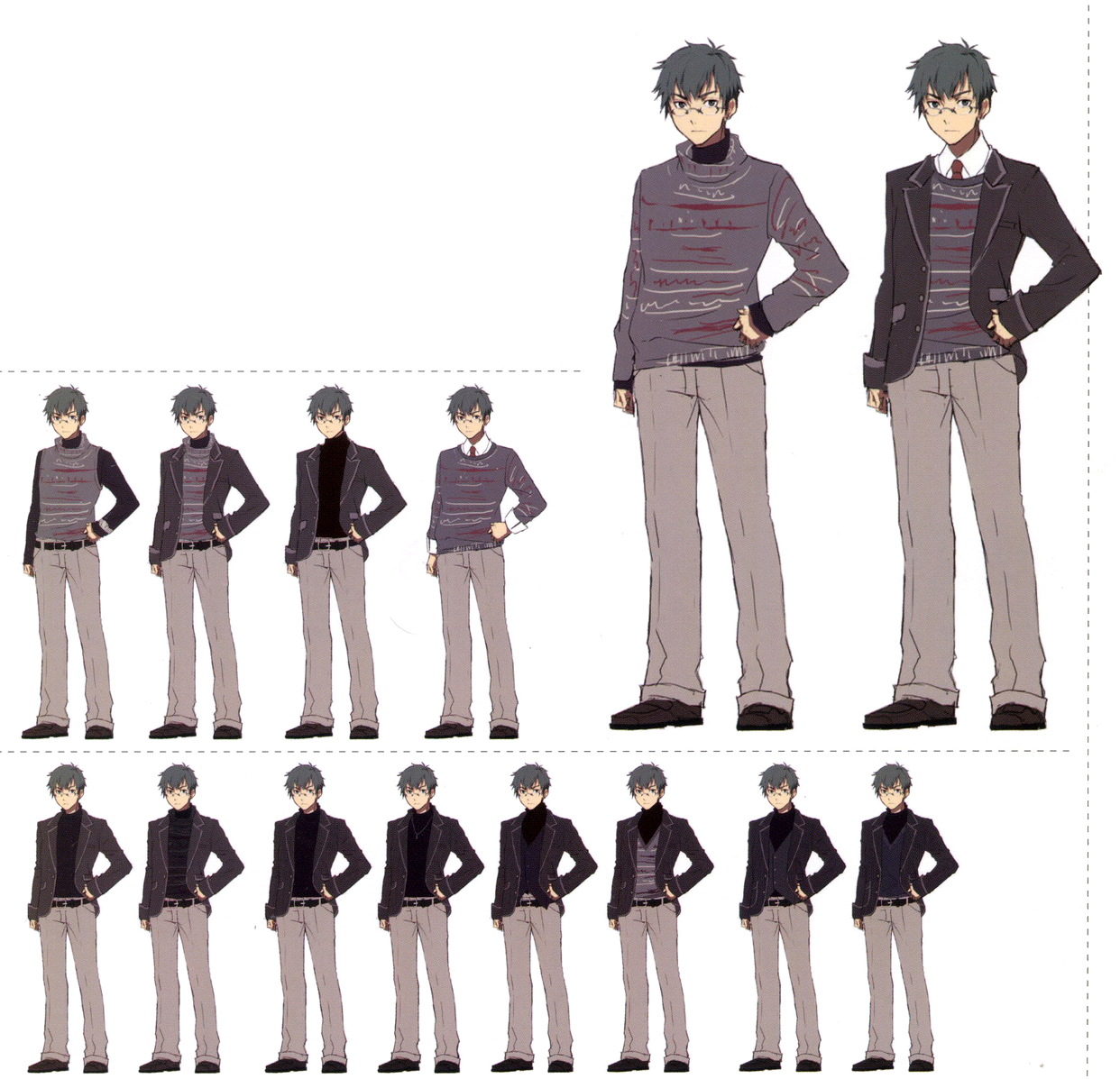 Casual outfit variations