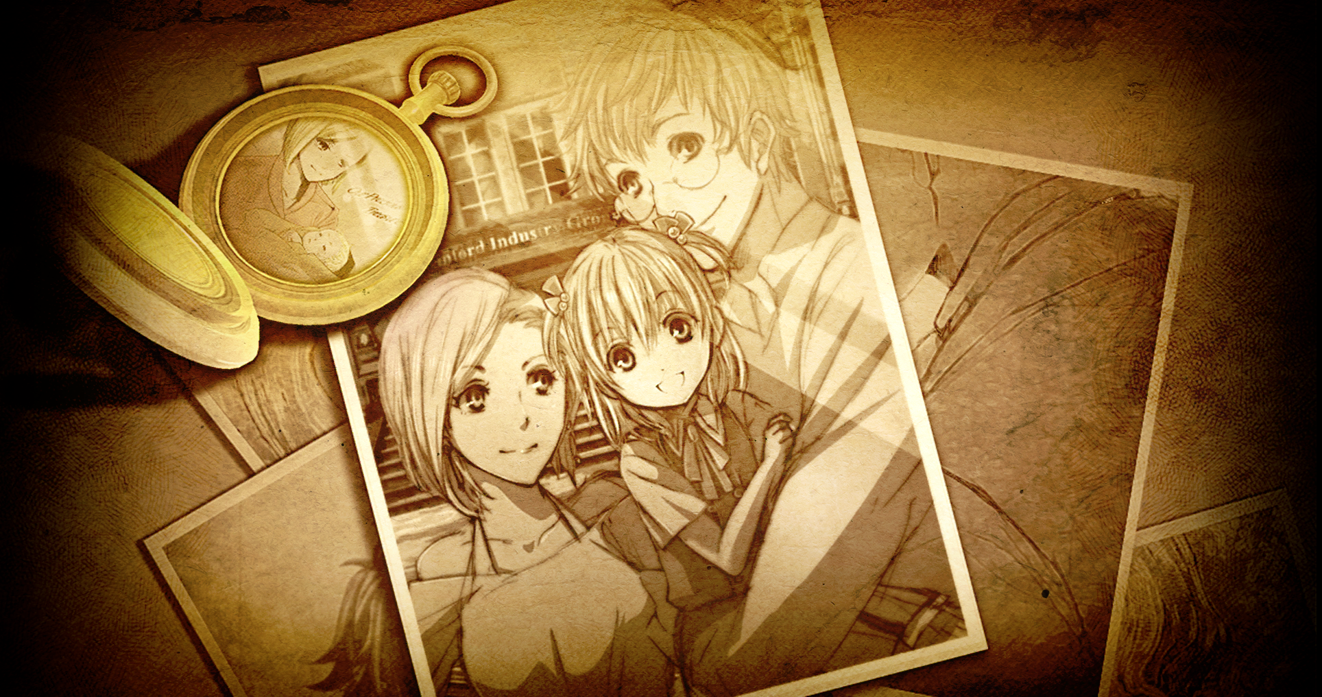 Flashback, photograph depicting Irina, Alisa and Franz.
