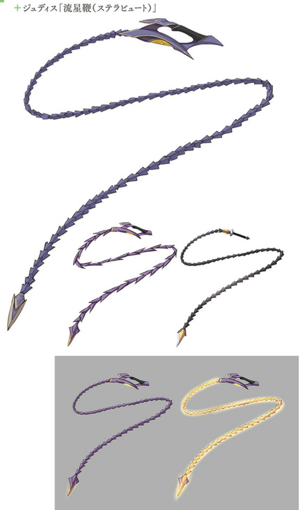 Judith's whip, Stellabute