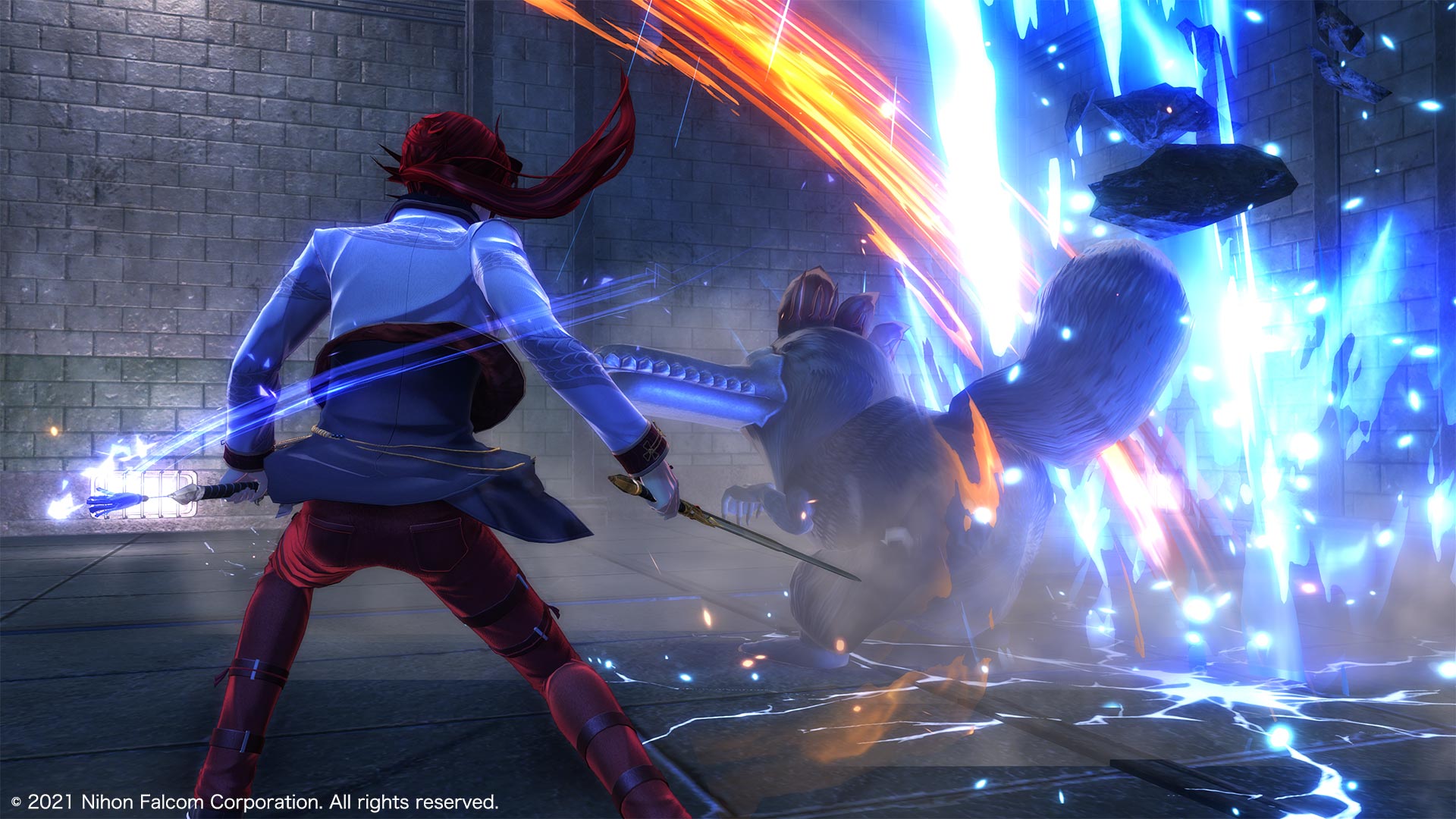 Promotional screenshot of Aaron Wei in combat