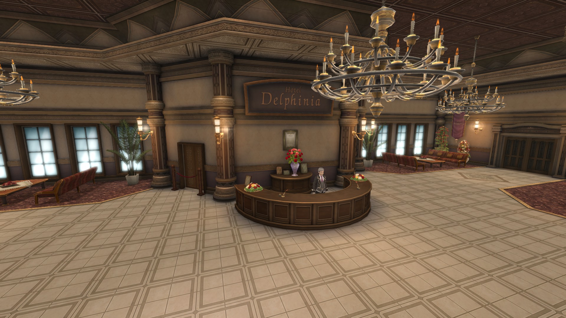 Hotel Delphinia upper floor