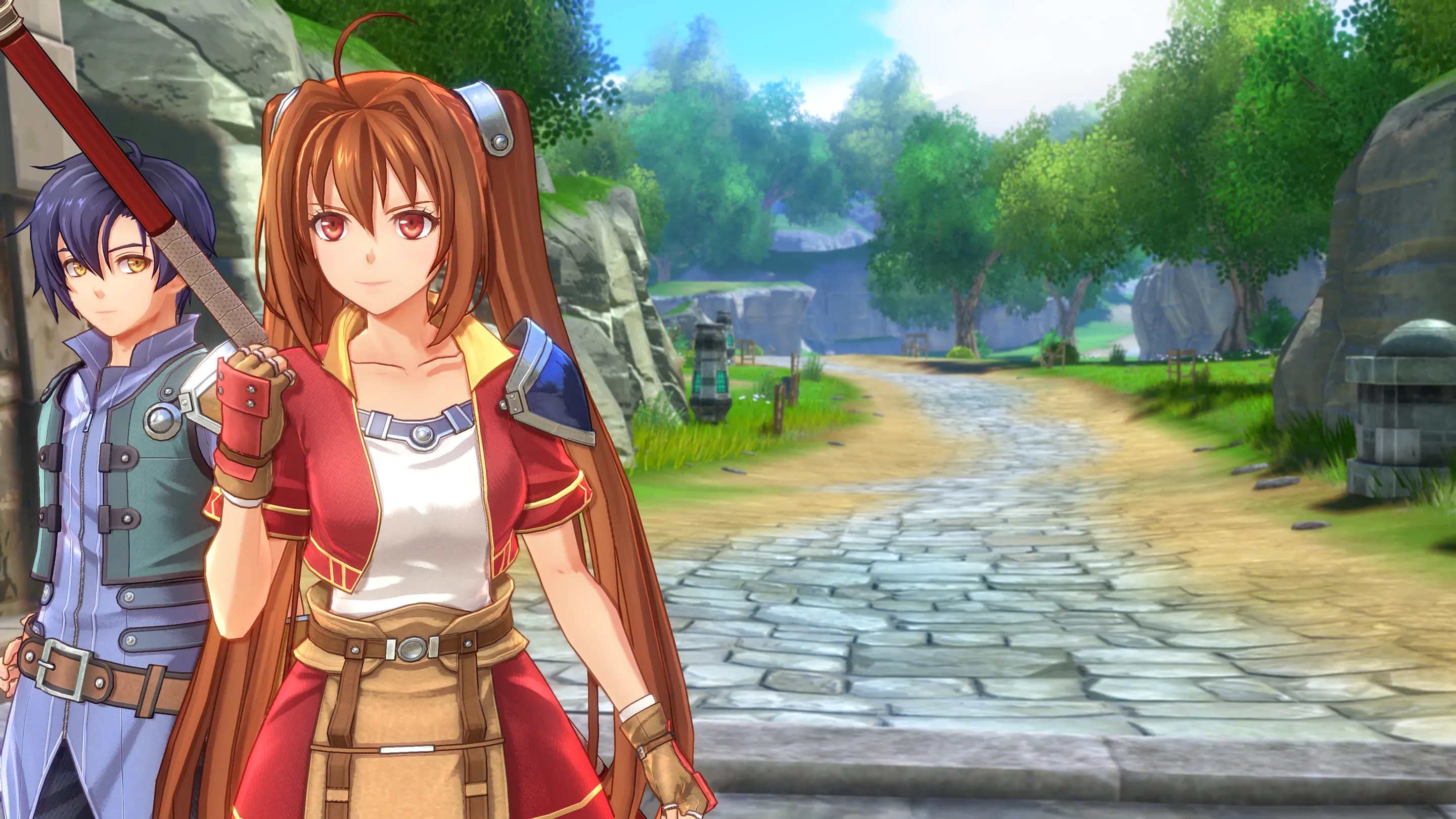Estelle & Joshua entering Rolent