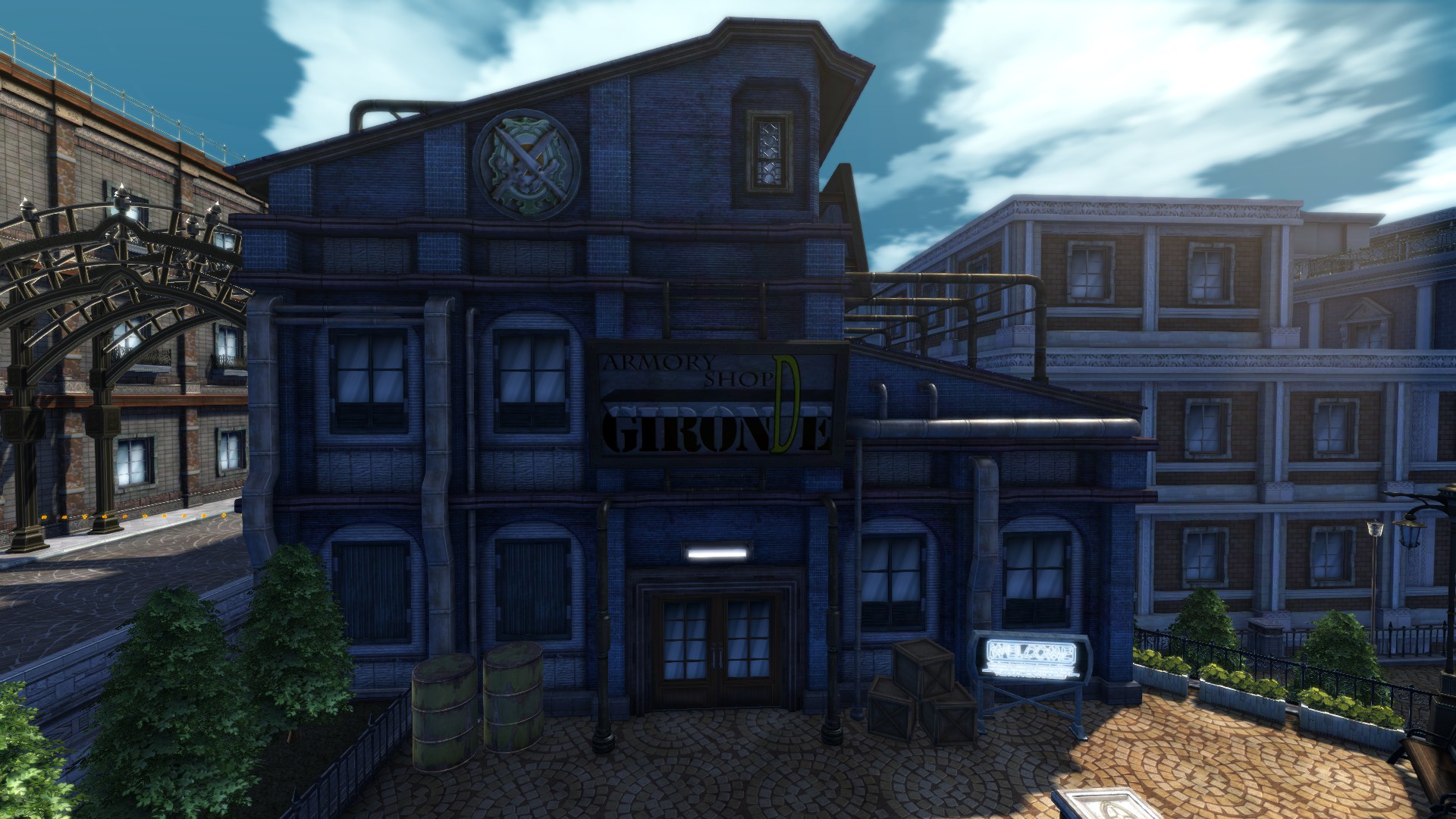 Gironde Armory Shop exterior