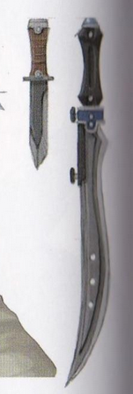 Concept Art of Joshua's swords