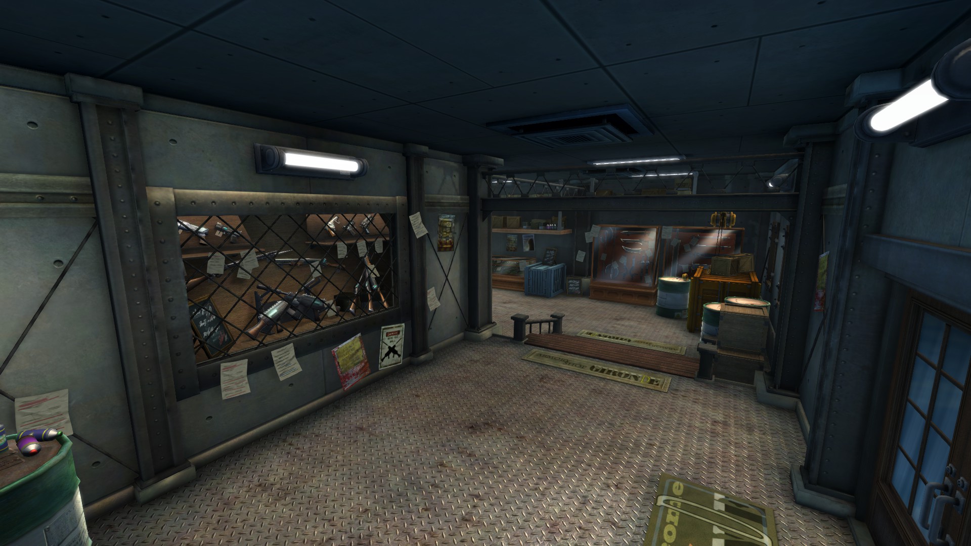 Gironde Armory Shop interior 1