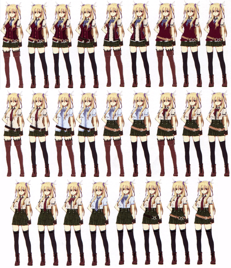 School outfit variations