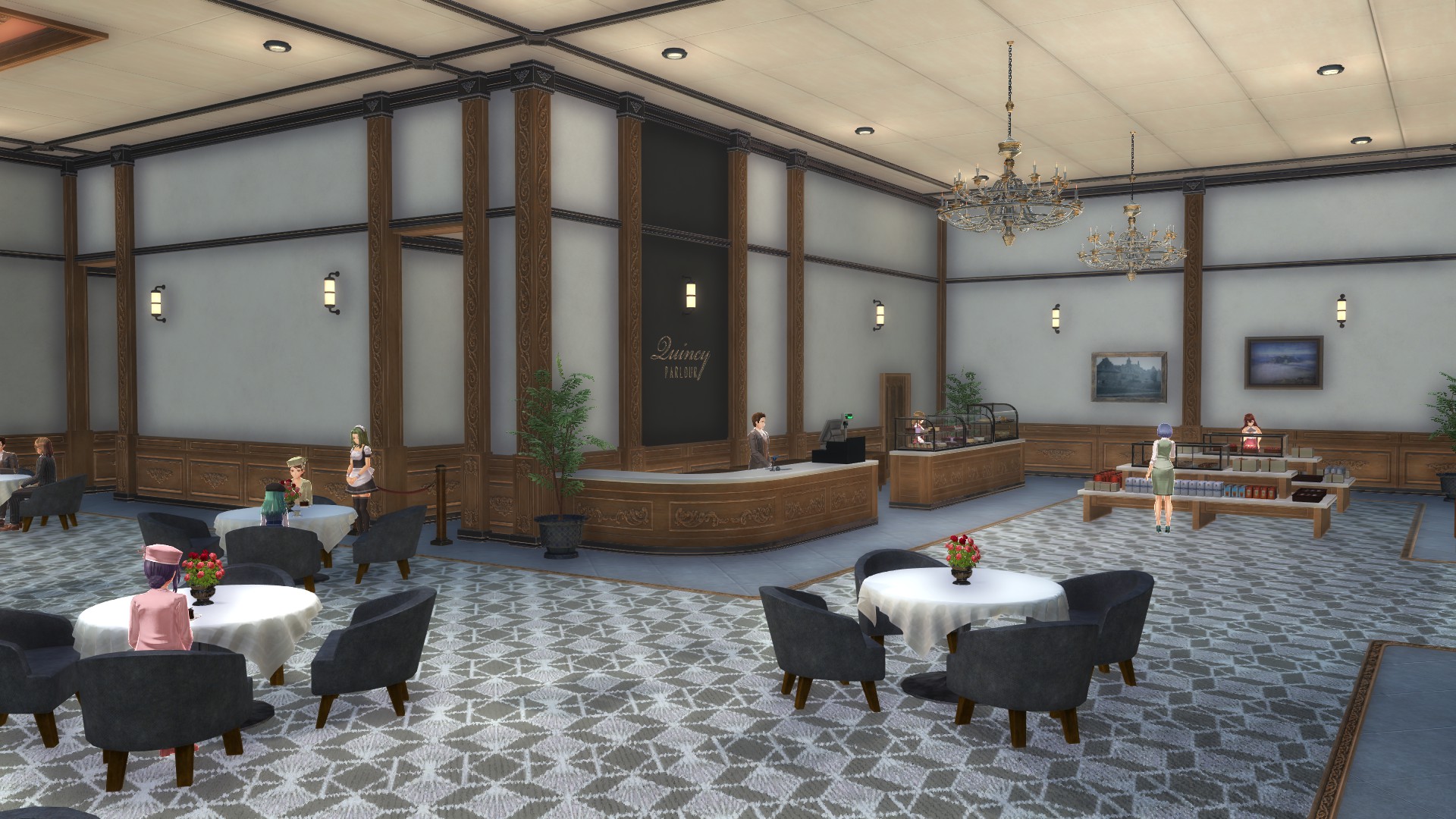 Quincy Parlor Interior