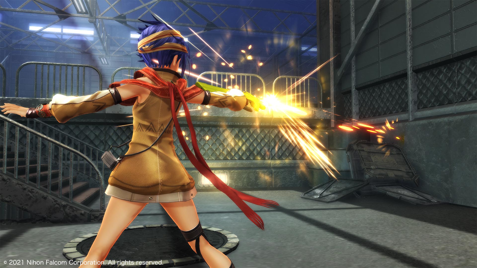 Promotional screenshot of Feri Al-Fayed in combat