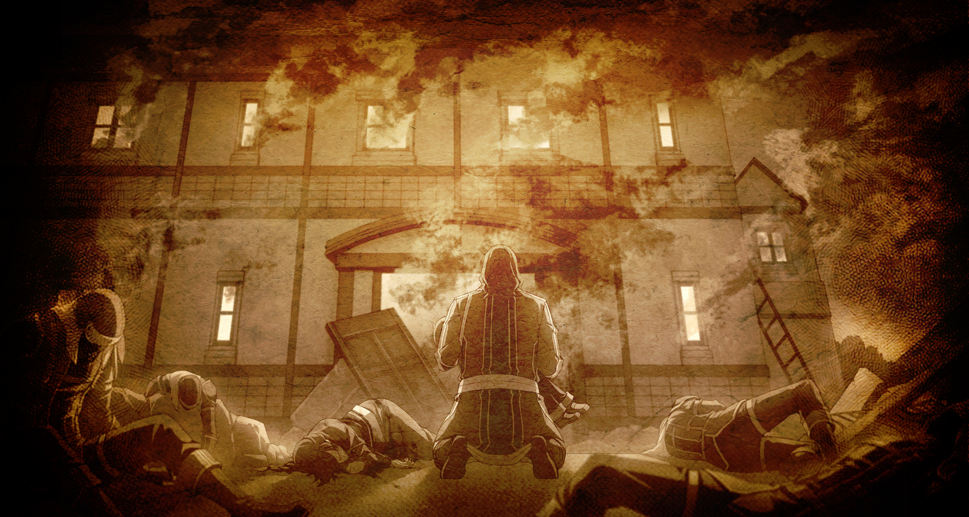 Flashback - Osborne finding Kasia Osborne and Rean Schwarzer after the raid on his house