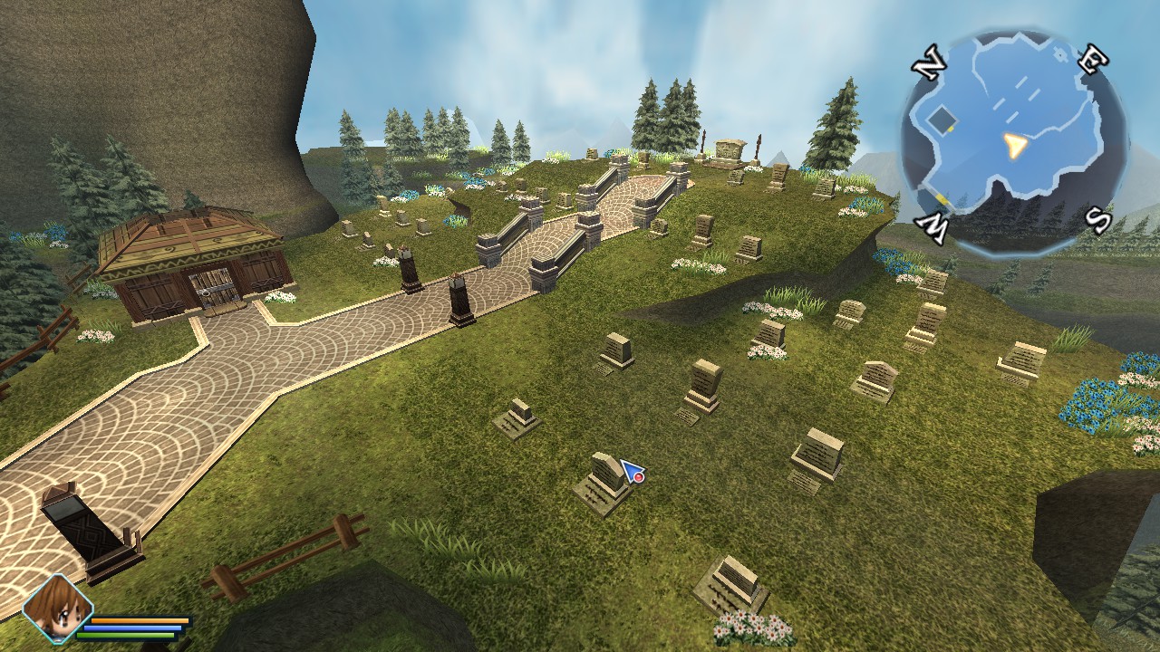 Crossbell Cathedral Graveyard